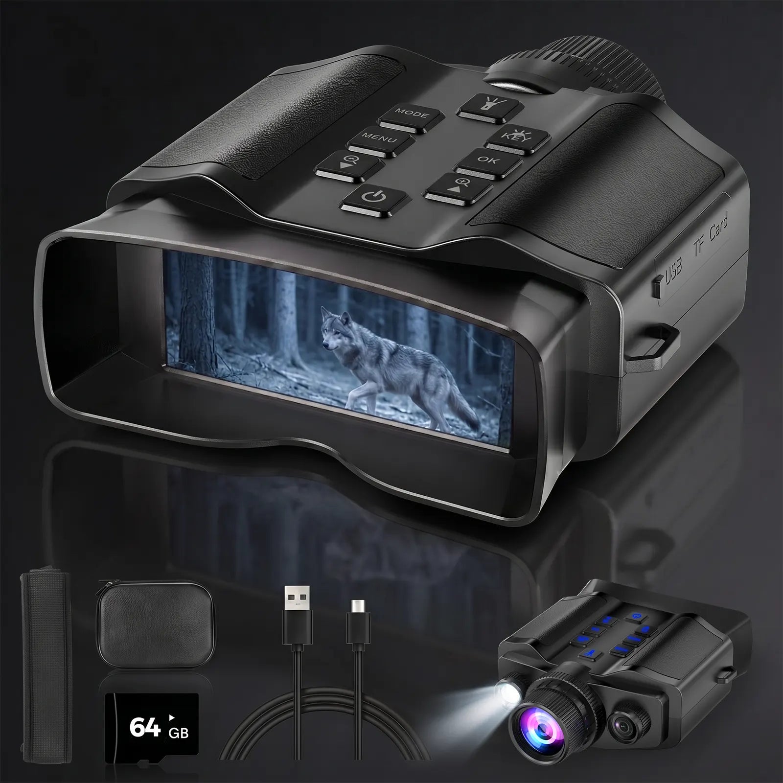 TELUHA Pro Digital Night Vision Goggles & Binoculars
