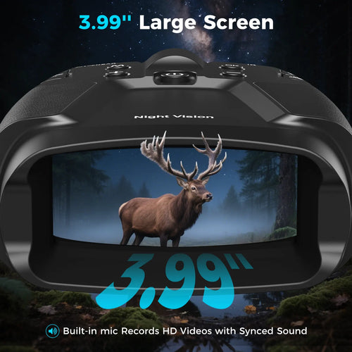 TELUHA Pro Plus 4K Night Vision Goggles & Binoculars | 10,000mAh, 3.99" Screen, 64GB