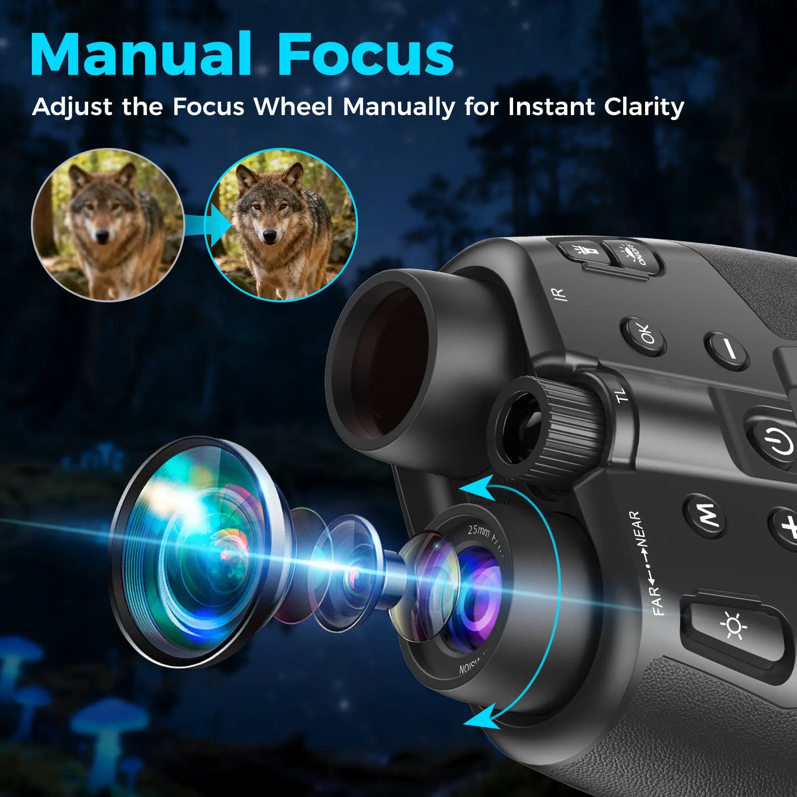 TELUHA Pro Plus Digital Night Vision Goggles & Binoculars