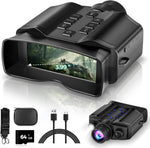 TELUHA Pro 4K Night Vision Goggles & Binoculars | 10,000mAh, 3.99" Screen, 64GB - 1